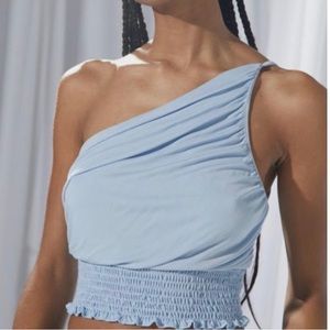 Urban Outfitters Mendez Cropped One Shoulder Tank Top Women’s XS